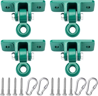 Heavy Duty Schommelhanger Set 4 Stuks - 10000lbs Capaciteit voor Binnen en Buiten Speeltoestellen