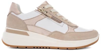 Ara - 1257702 GARDA - Lage sneakersDames sneakers - Kleur: Wit/beige - Maat: 41