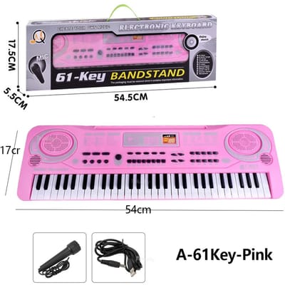 Chriyungel Elektronisch Piano Keyboard voor Kinderen met Microfoon 61 / 37 Toetsen Orgel Muziekinstrument Speelgoed Cadeau voor Kind Beginners