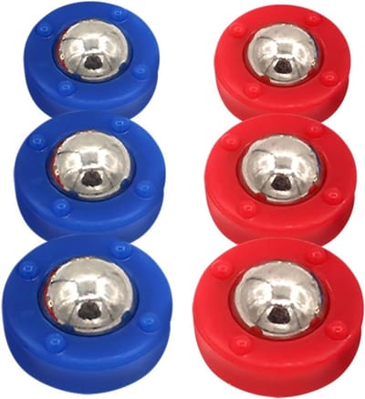 Tafelshuffleboardset - Sjoelbak Accessoires - Spel Verrijken - Meerdere Spelopties - 2.40X2.40X1.40CM - Diverse Kleuren