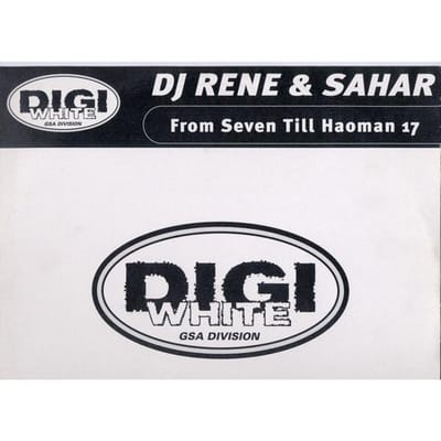 12-inch Plaat DJ RENE & SAHAR ZANGILEVICH - From Seven Till Haoman 17 871486620212 Digi Wit GSA 1999 Duitsland Dance & Electronica Gebruikt