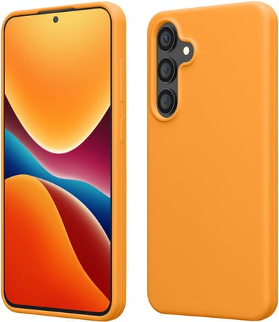 kwmobile telefoonhoesje geschikt voor Samsung Galaxy S23 FE - Hoesje met siliconen coating - Smartphone case in fruitig oranje