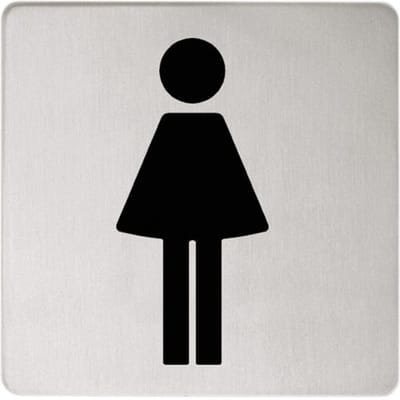 Keuco Plan door sign symbol ladies 14966010000
