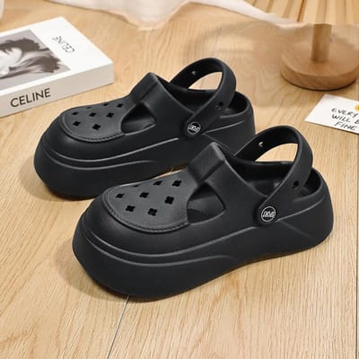 Dames Nieuwe Pantoffels Gaten Schoenen Zomer Buiten Casual Schoeisel Lichtgewicht Slijtvast trending Witte Strandschoenen Meisjes 38 gray