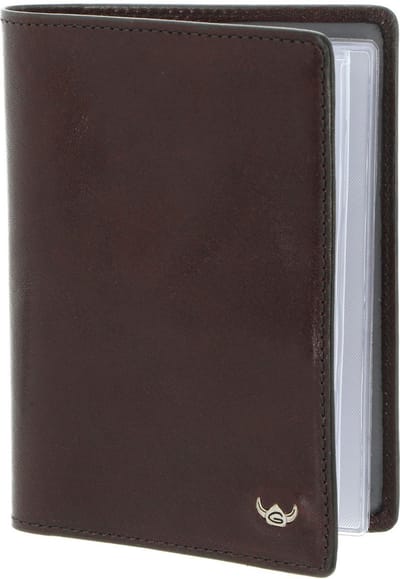 Golden Head Leren identiteitskaarthoesje Colorado RFID Protect Ausweishülle 4408 Bordeaux wijnrood