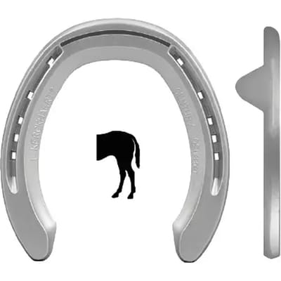 Fer à cheval achter met 2 aluminium pinnen Kerckhaert Century Support