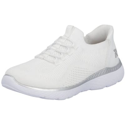 Rieker Dames Sneakers Low, Sneakers, M5066-80, Wit