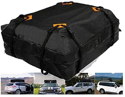 Dailygoods- Daktas 15 Kubieke Voet - Waterdichte Bagagetas - 420D Oxford Doek - Verstelbare Riemen - Antislipmat - Schokbestendig - Bagagebox