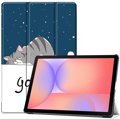 Coverup Tablethoes geschikt voor Samsung Galaxy Tab S10 Lite Hoesje - Tri-Fold Book Case met Wake/Sleep - Kat
