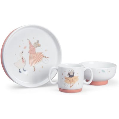 Moulin Roty porseleinen servies Petit école