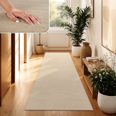 Paco Home Moderne woonkamer tapijt kortpolig wasbaar zacht uni effect bont antislip 80x150 cm