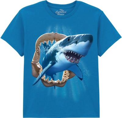 KIDS Haai Shark Jaw The Coloured House KIDS T-shirt XL