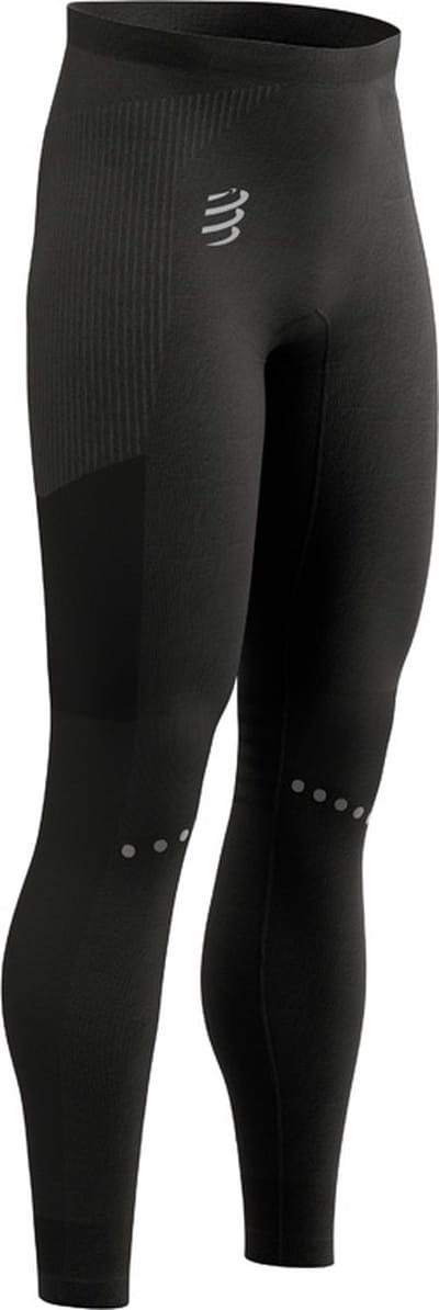 Compressport | Winter Running Legging | Heren | Zwart | | L -