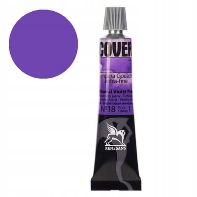 Renesans Cover Tempera Verf 20ml - Helder Mineraal Violet