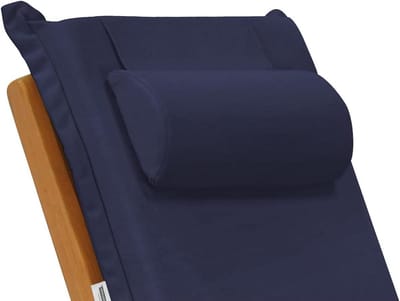 Nekkussen, blauw, voor zonnebed, wasbaar en Made in Germany