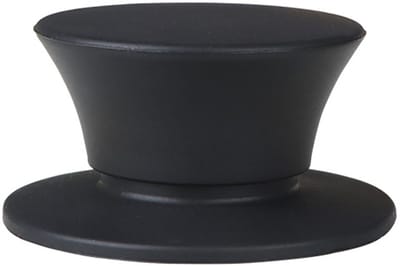 Universele knop voor pannendeksels (set van 2) – Hittebestendige vervangende greep – Soft-touch siliconen met antislip – Geschikt voor diverse pannendeksels – 5,8 x 5,8 x 3 cm