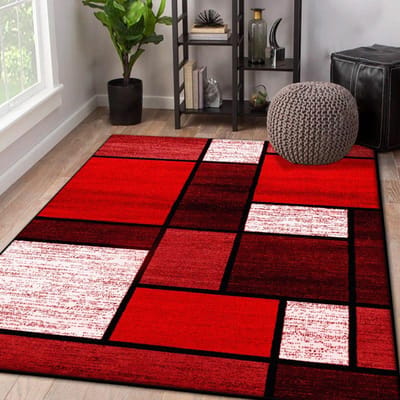 Noords Geometrisch Woonkamer Tapijt Abstracte Huisdecoratie Groot Oppervlak Antislip Kleden Lounge Slaapkamer Pluizig Pluche Vloermat Zacht 120*160cm