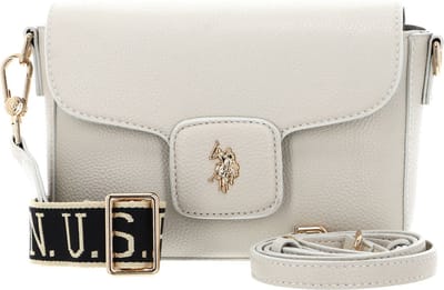 U.S. POLO ASSN. Schoudertas New Mansion Flap Crossbody Bag Cream White Crème