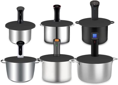 Sous Vide Deksel - Waterbad Deksel - Efficiënt Koken - Zelfnivellerend - 27.94 cm Diameter - Grijs