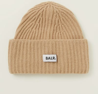 BALR. Loulou muts in wolblend - Kleur Beige - One Size