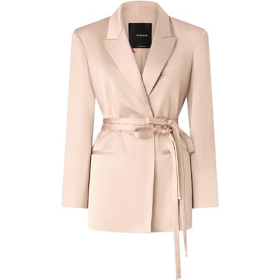 Pinko verkrachting satijn jasje ss26