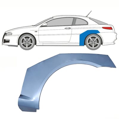 Reparatiepaneel achterspatbord voor Alfa Romeo GT 2003-2010 / Links