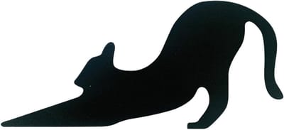 Deurstopper Kat - Houten Stopper - Deur Open Houden - Uniek Kattenontwerp - 16.5 cm - Meerkleurig