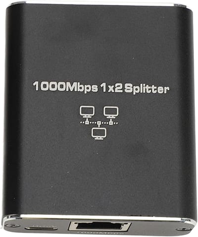 Ethernet Splitter - LAN Adapter - Netwerk Uitbreiden - 1000 Mbps Snelheid - Compact Ontwerp