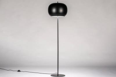 Lumidora Vloerlamp 73813 - SNOOPY - 2 Lichts - E27 - Zwart - Metaal - ⌀ 40 cm