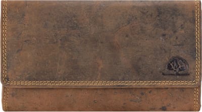 GREENBURRY kelnerportemonnee portemonnee Vintage Waiter Wallet Extra Strong Brown bruine