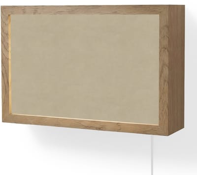 Wandlamp 30x20 cm - Oplaadbaar - Zandkleur - Korrelige structuur - Beton - Wandlampen binnen woonkamer - Slaapkamer lamp met kabel - Decoratieve nachtlamp - Vloerlamp snoer