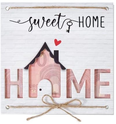 Geldcadeau Wenskaart voor Verhuizing en Housewarming - Felicitatie en Cadeau voor Nieuw Woning