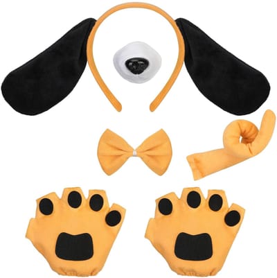 Allecto - Puppy Kostuum Set - Dier Kostuum Accessoires - Zacht en Comfortabel - Halloween - Fancy Dress - Cosplay - Voor Honden - Unisex