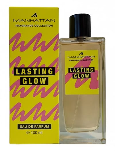 Manhattan Lasting Glow Eau de Parfum 100 ml – Dames Parfum Fris, Bloemig & Warm
