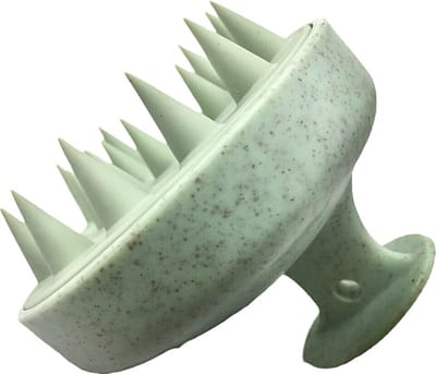 HOME ONLINE Scalp Massager - Hoofdhuid Massage Borstels - Shampoo Brush - Haarborstel - Shampookam - Hoofdhuidborstel - Groen