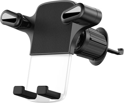 Autohouder voor mobiele telefoon, 360 graden, universele smartphonehouder met eenknops-release [Upgraded Hook Clip] Geschikt voor iPhone 16/15,14/13/12 Pro Max Mini, Samsung, 4-7 inch Iphone, Android Smartphone