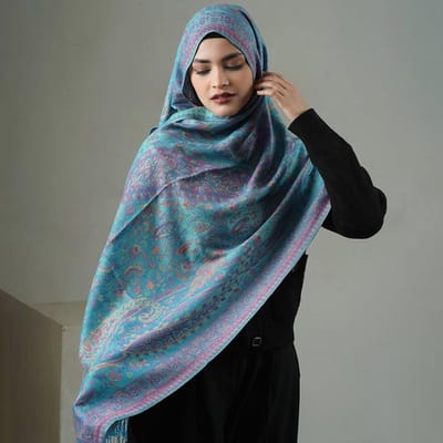 Dames Paisley Sjaal Kasjmier Gevoel Pashmina Sjaals Kwastjes Hijab Hoofddoek Femme Winter Sjaals Foulard Bufanda 70x175 cm gray