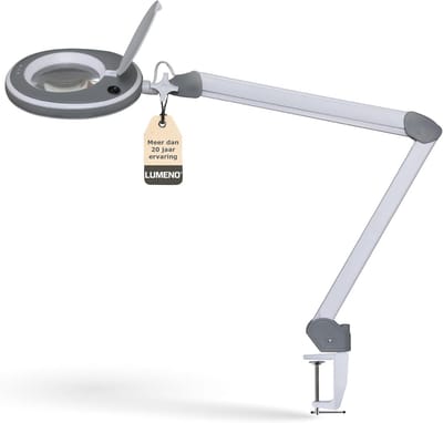 Dimbare LED Loeplamp met Kristalheldere Glazen Lens voor Precisiewerk