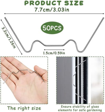 MTTProducts - Greenhouse Clips - 50 Stuks - Voor Bevestigen van Tuinbedekking