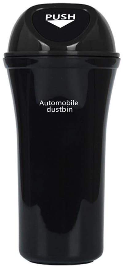 Dailygoods- Vuilnisemmer mini - Waterdicht - Draagbare Afvalbak - Bekerhouder - Kunststof - Ruimtebesparend - Ergonomisch ontwerp - Autovuilnisbak