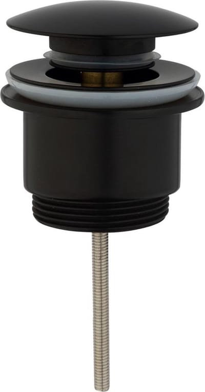 Diamond Line - Afvoerplug Zwart - Clickwaste - Ø 63mm
