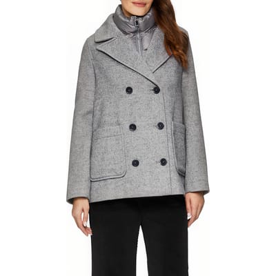 s.Oliver S. Oliver Jackets Outdoor Grey/black Size: 46 | Blazers Outlet | Dames | Grijs