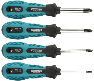 Precisie Y-vormige Schroevendraaierset van 4 Stuks met Magnetische Multifunctionele Handgereedschappen voor Klussen en Reparaties