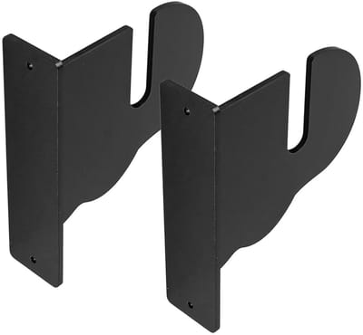 Dailygoods- Muurbevestiging Skateboard - Muurbevestiging Longboard - Beugel - Display - Acryl - 2 Stuks - 15x13.4x4cm - Skateboardhouder