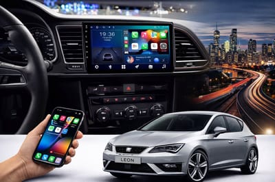 ADIVOX T1 9 inch geschikt voor Seat Leon 2012-2020 Android 15 CarPlay/Auto/Wifi/RDS/DSP/DAB+