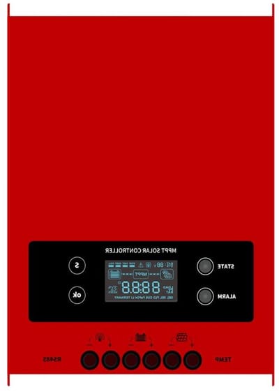 Zonne Laadregelaar - Solar Controller MPPT - Batterij Opladen - Intelligente Identificatie - 100A - Metaal