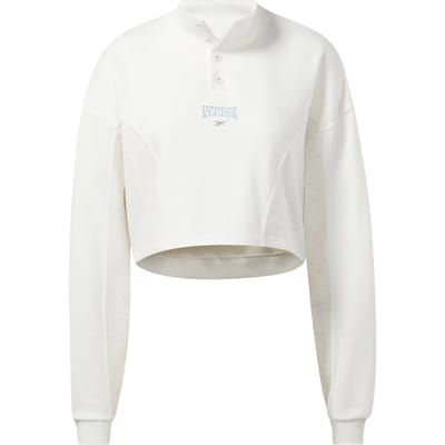 Reebok - Damestrui - Wit - Knoopdetails - Maat M