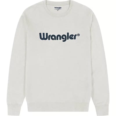 Sweater met logo ronde hals Wrangler