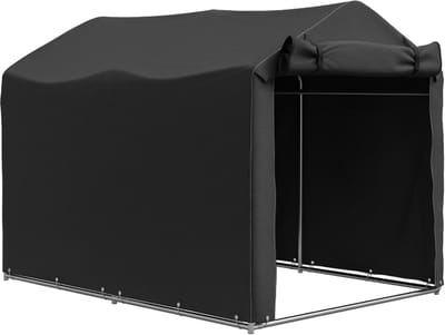 Fietsenstalling Opbergschuur 160x218x172 cm Waterdicht Donkergrijs