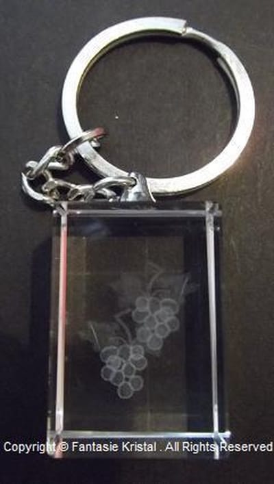 Sleutelhanger laser 3D "druiven"